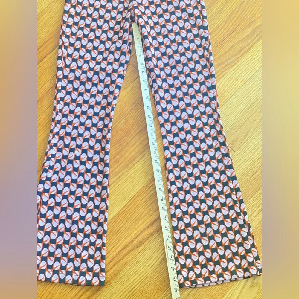 Zara Geometric Patterned Flare Pants - Picture 2 of 10